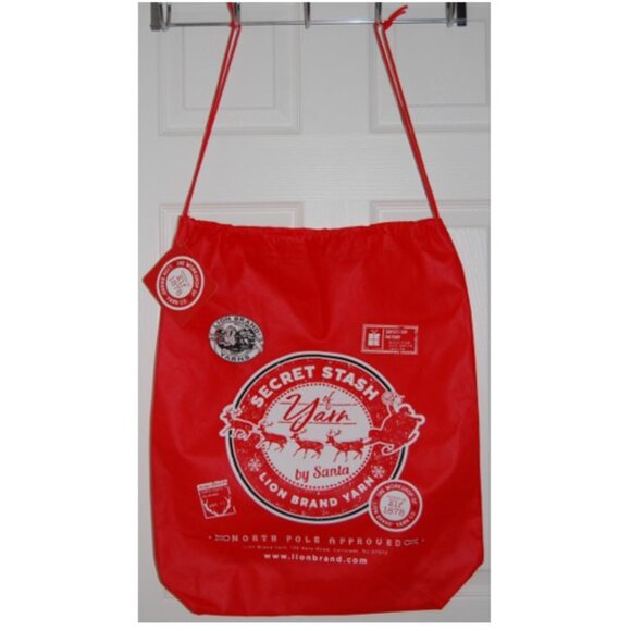 NWT LBY Project Double Drawstring Oversize Bag, Santa Bag - Picture 1 of 5